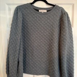 Ann Taylor Loft Blue Sweater/Sweatshirt